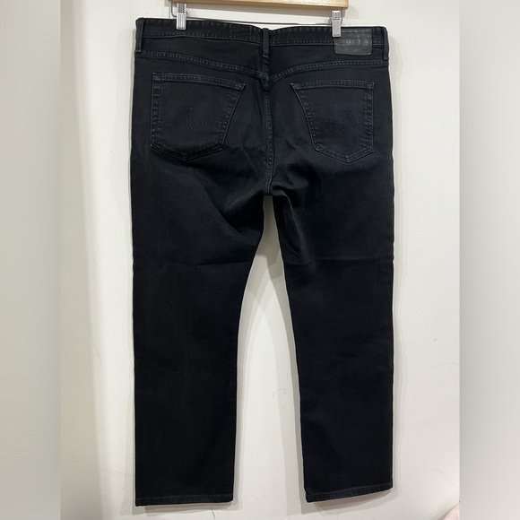 Adriano Goldschmied The Graduate Tailored Leg Black Denim 38 waist - Picture 12 of 16